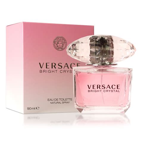 versace bright crystal eau de toilette 90 ml spray